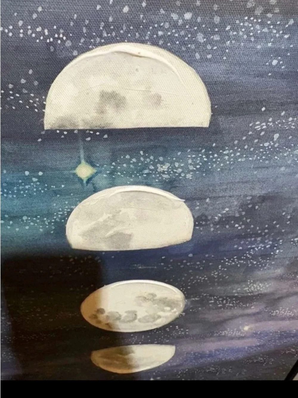 Moon Phase Wall Art - Purple and Gray Celestial Print